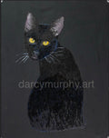 Black Quad Series: Cat print